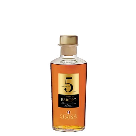 Grappa Di Barolo Invecchiata 5 Anni Antica Distilleria Sibona 50 Cl