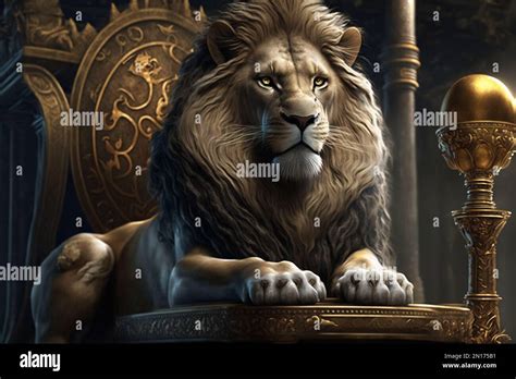 Lion Throne Hi Res Stock Photography And Images Alamy