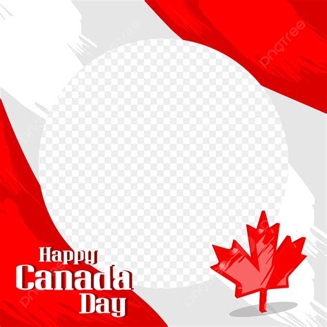 Happy Canada Day Frame Png Happy Canada Day Profile Frame Red