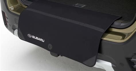 Subaru Outback Rear Bumper Protector Mat When Not In Use Folds