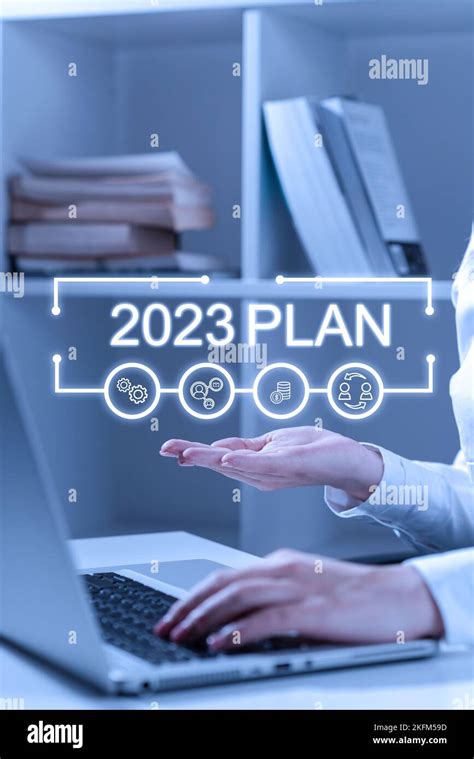 Inspiration montrant Sign 2023 Plan photo conceptuelle établir vos