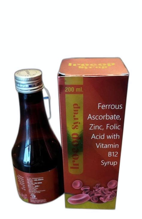 Agresco Ferrous Ascorbate Zinc Folic Acid Vitamin B Syrup Ml At