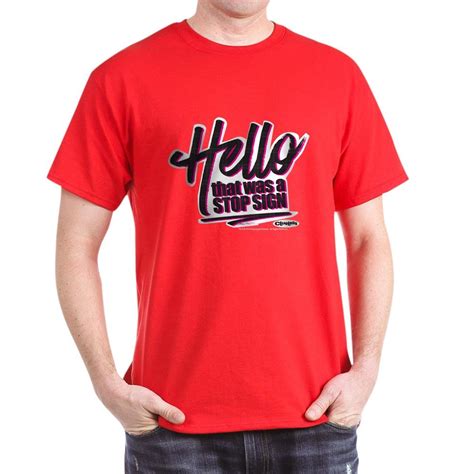 Clueless Hello Stop Sign T Shirt 9607 Seknovelty