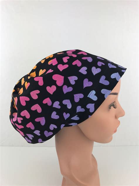 Valentines Surgical Cap Scrub Hat For Women Euro Cap Surgeon Etsy