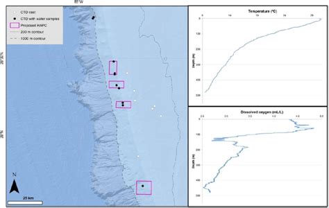 Map Of CTD Cast Locations In The West Florida Shelf Study Area The