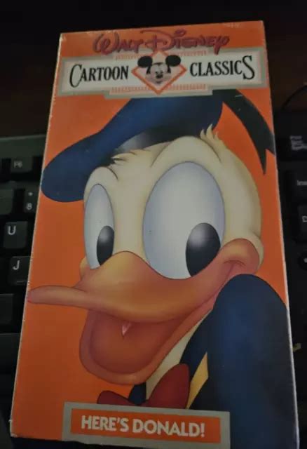 Walt Disney Cartoon Classics Here S Donald Vhs Tape Eur Picclick Fr