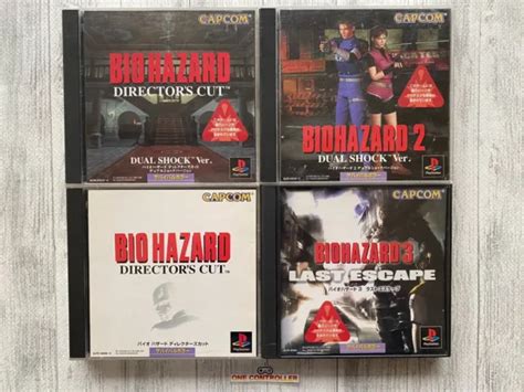 Sony Ps Resident Evil Directors Cut Dual Shock Ver And Lot 2 And 3 Du
