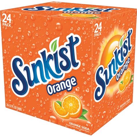 Sunkist® Orange Soda Cans, 24 pk / 12 fl oz - Ralphs