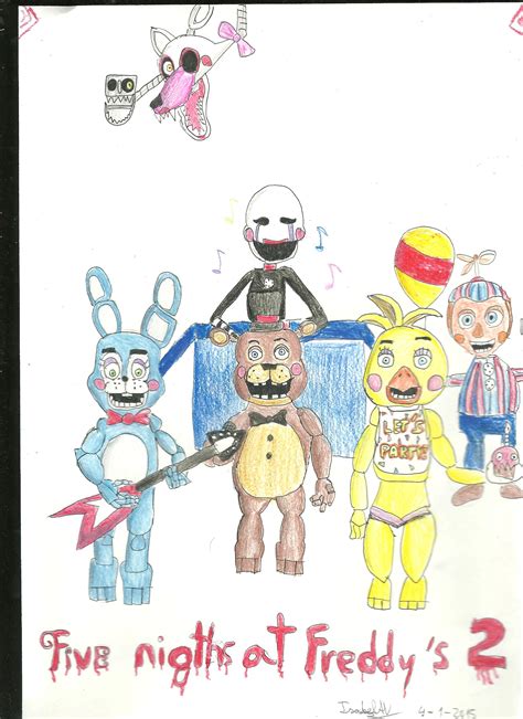 Five Nights At Freddy's 2 new characters by Isabelarrveg on DeviantArt