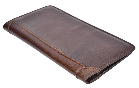 Mens Long Bifold Leather Wallet | Literacy Basics