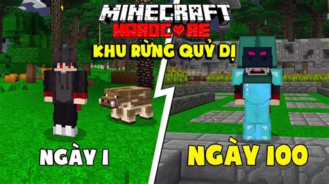 Kiramc Tóm Tắt 100 Ngày Minecraft Sinh Tồn Siêu Khó Trong Khu Rừng Quỷ