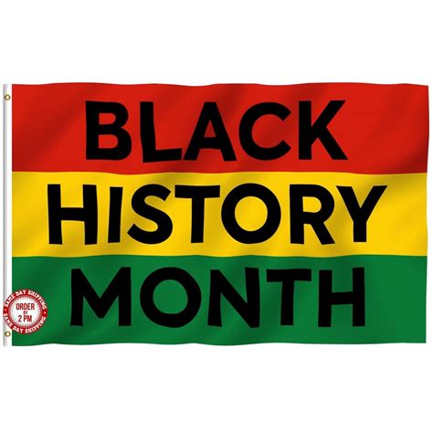 Black History Month Flag African American Heritage 3x5 Ft Polyester ...