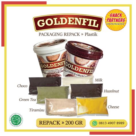 Jual Goldenfil Selai Crunchy Spread Varian Rasa Repack Gr Choco