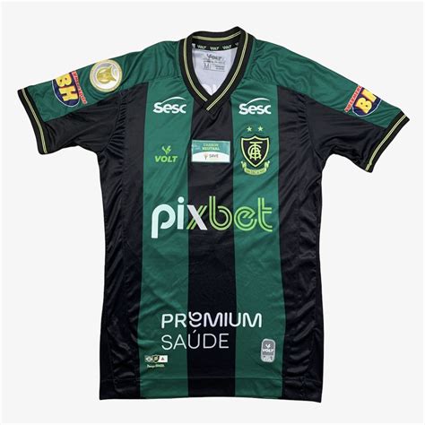 América Futebol Clube MG Home camisa de futebol 2021 Sponsored by Pixbet