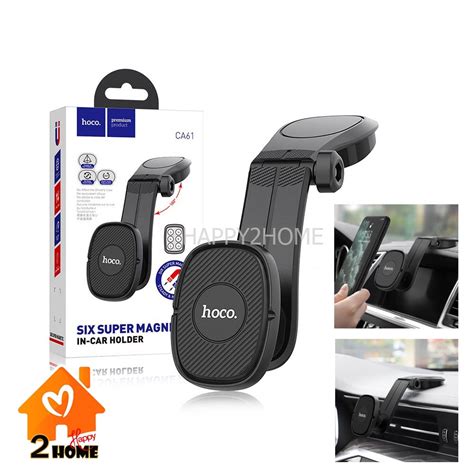 HOCO CA61 ที่จับโทรศัพท์แบบแม่เหล็ก ตั้งบนคอนโซลรถ ของแท้100% | Shopee ...