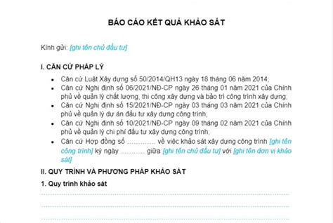 Báo Cáo Khảo Sát Thị Trường là Gì Cách Viết Báo Cáo Khảo Sát Thị