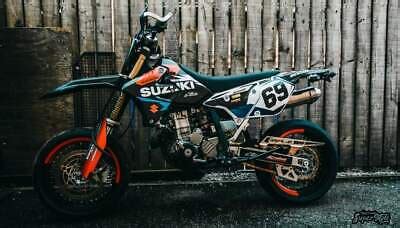 Suzuki DRZ400SM Drz400s Drz400 Supermoto DRZ CUSTOM GRAPHICS KIT ...