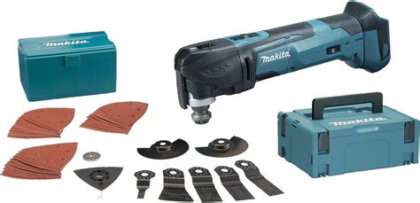 Makita DTM51ZJX2 Outil Multifonction Avec 32 Accessoires Coffret Makpac