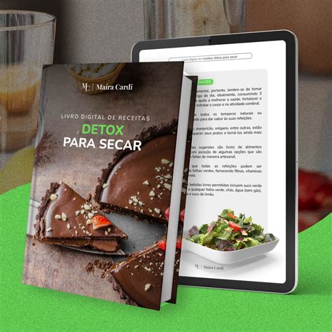 Livro Digital De Receitas Detox Para Secar GRUPO CARDI NIGRO Hotmart