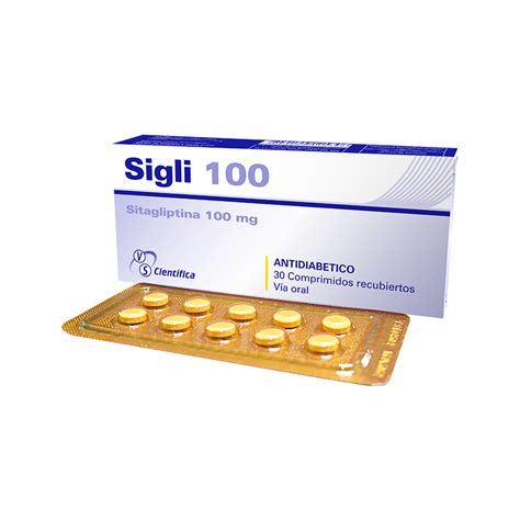 Sigli 100 Sitagliptina 100 Mg Cont 30 Comprimidos Recubiertos