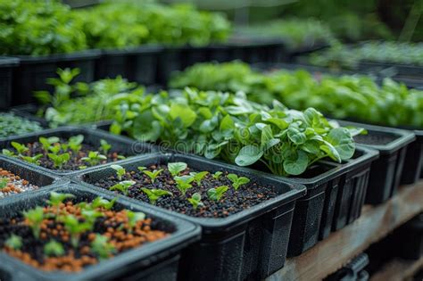 Close Up Of A Thriving Aquaponics Setup Combining Fish Aquaculture With