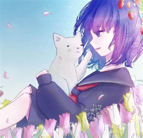 猫と女の子 【終了】イラストコンテスト2022♪ テーマは「愛」！ Listing Of Contests An Online