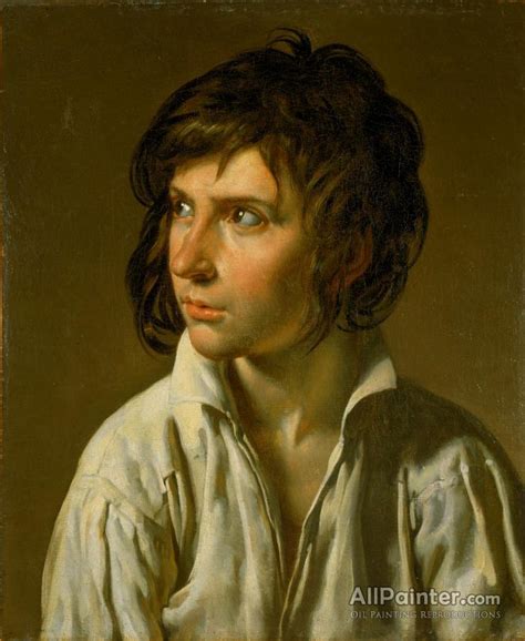 Anne Louis Girodet De Roussy Trioson Portrait Of A Youth Oil Painting