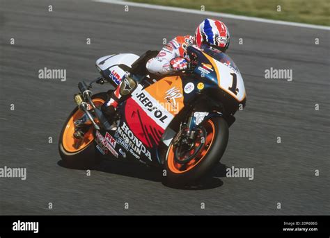 Michael Doohan Aust Repsol Honda Podium Japan Gp Stock