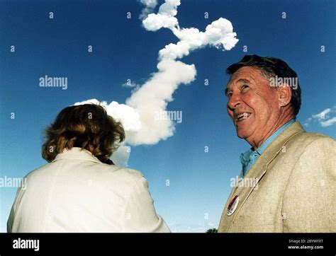 Apollo 7 Commander Walter M Wally Schirra And His Wife Josephine