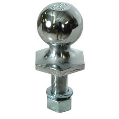 Reese Chrome Interlock Trailer Hitch Ball 2 Inch Ball 34 Inch X 2 38