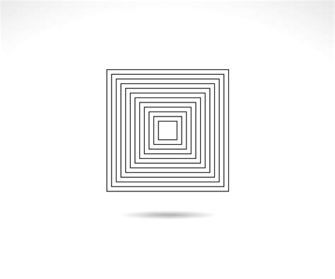 Geometric Square logo 5105668 Vector Art at Vecteezy