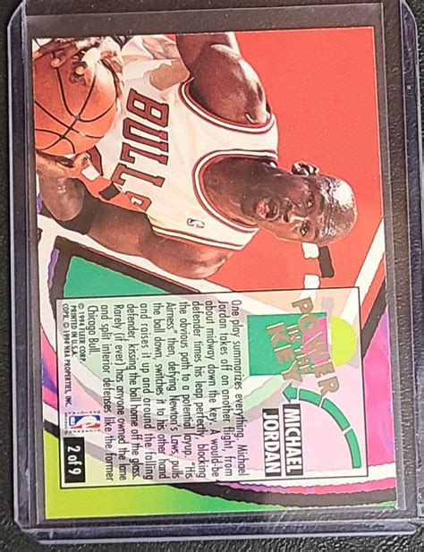 1993 94 Fleer Ultra Power In The Key Complete Insert Set 1 9 With