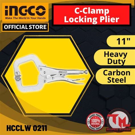 Ingco C Clamp Locking Plier Hcclw Tm Ss Lazada Ph