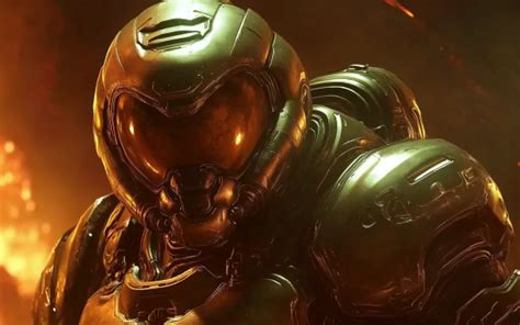 Doomguy S Epic Battle Doom Eternal K Ultra Hd Wallpaper