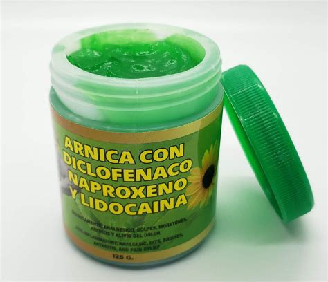 Arnica Con Diclofenaco Naproxeno Y Lidocaina Etsy