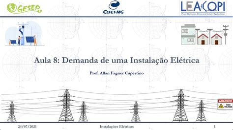 Aula 8 Demanda de uma instalação elétrica YouTube