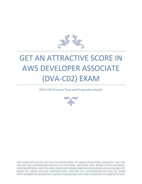 Ppt Get An Attractive Score In Aws Developer Associate Dva C Exam