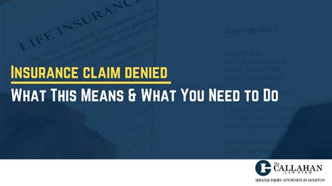 Insurance Claim Denied What This Means What You Need To Do