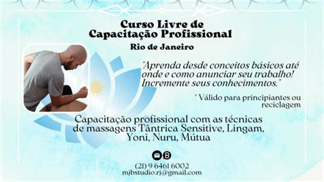 Curso Livre De Massagem Tântrica Capacitação Profissional Em Rio De