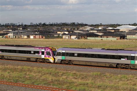 Pair Of Vlocity Units Pass Wyndham Vale South On A Down Geelong Service