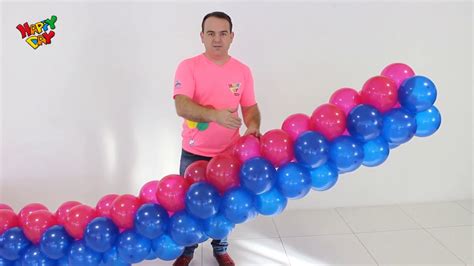 Como Colocar Arco De Balão Na Estrutura By Tiago Miguel Youtube