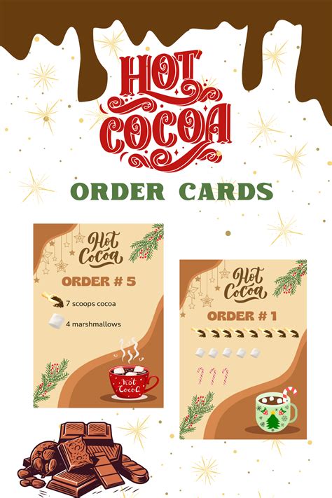 Hot Chocolate Order Cards Printable Sensory Play Activity Pretend Play Made By Teachers