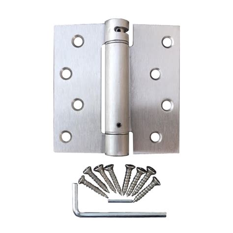 Satin Nickel Self Closing Spring Loaded Hinge By Complete Home Hardware Shop Residential