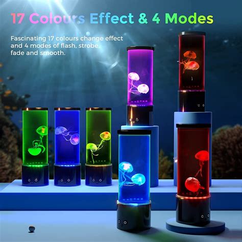 Aquarium Quallenlampe Led Quallen Lavalampe Kinder Nachtlicht Mit