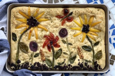 How To Make Flower Focaccia Bread Art The New Baking Trend