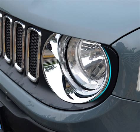 Cromado Faro Luces Delanter Jeep Renegade 2015 2020 Tu Distribuidor