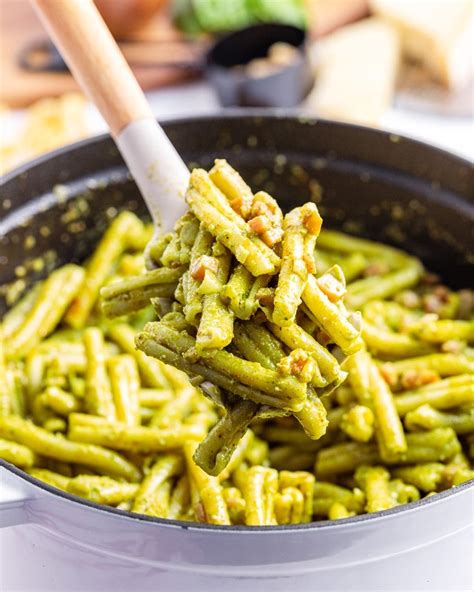 Casarecce Pasta With Basil Pesto Like Mother Like Daughter