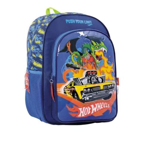 Mochila Espalda Hot Wheels 16 Pulgadas Primaria 11619