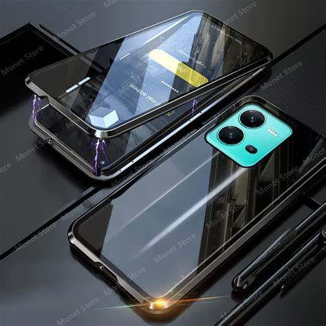 Luxury Magnetic Front Back Double Sided Tempered Glass For Vivo