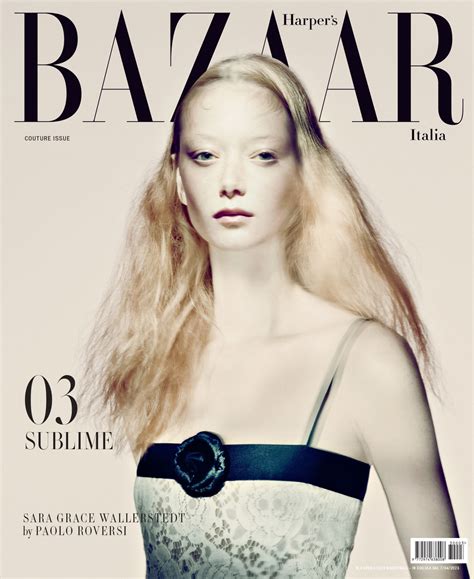 Sara Grace Wallerstedt Covers Harper S Bazaar Italia April May 2023 By